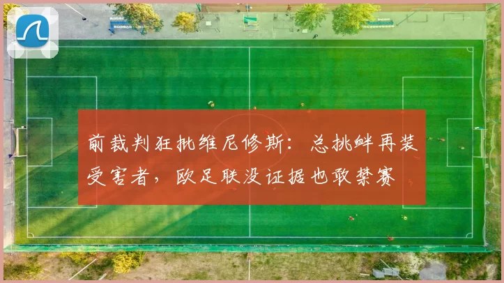 前裁判狂批维尼修斯：总挑衅再装受害者，欧足联没证据也敢禁赛